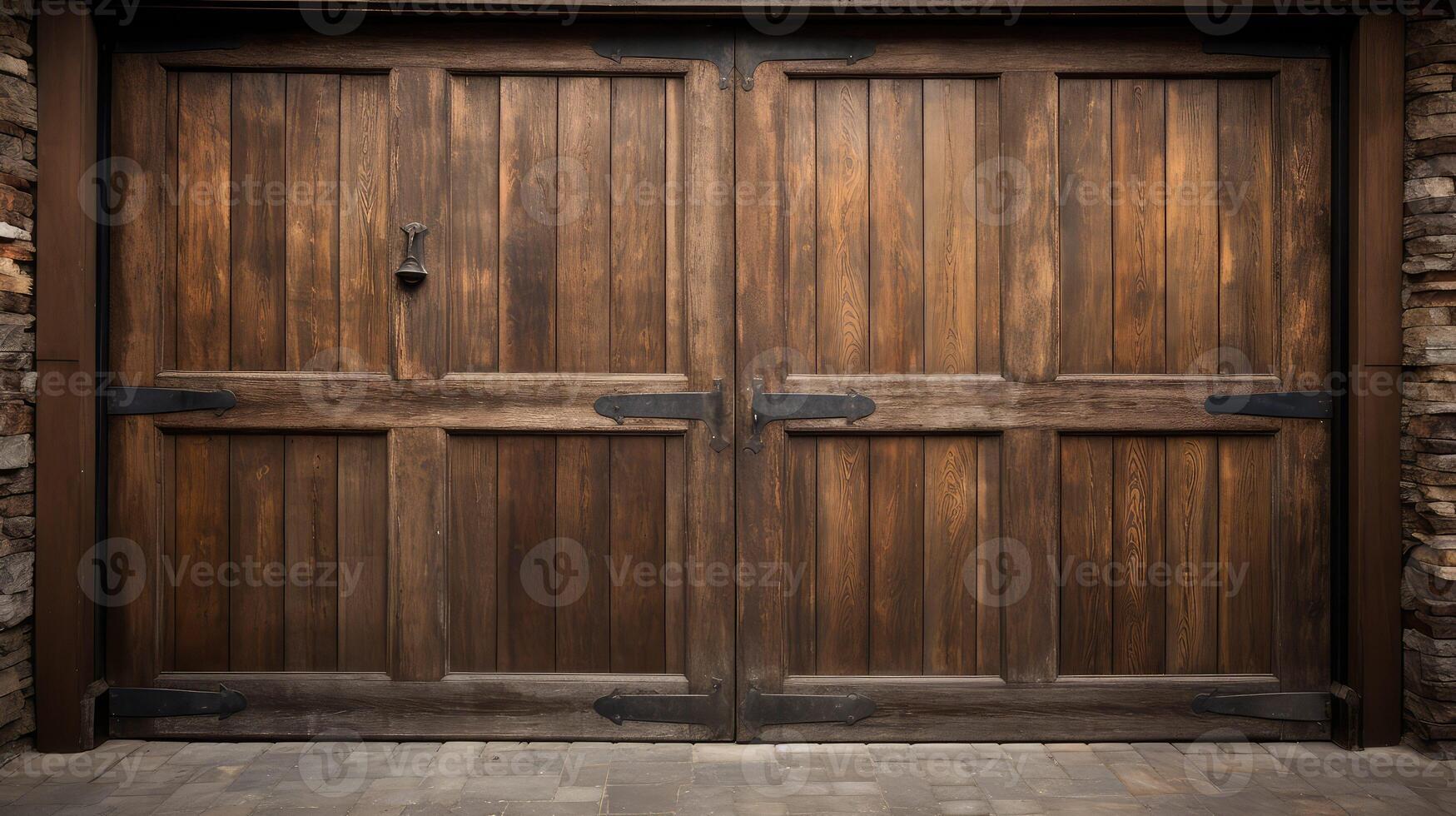 charming wood garage doors photo