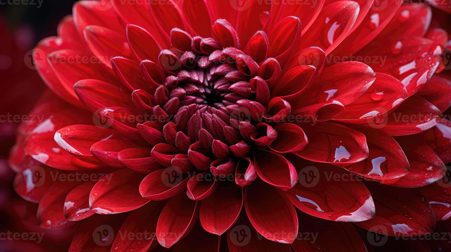 close red chrysanthemum photo
