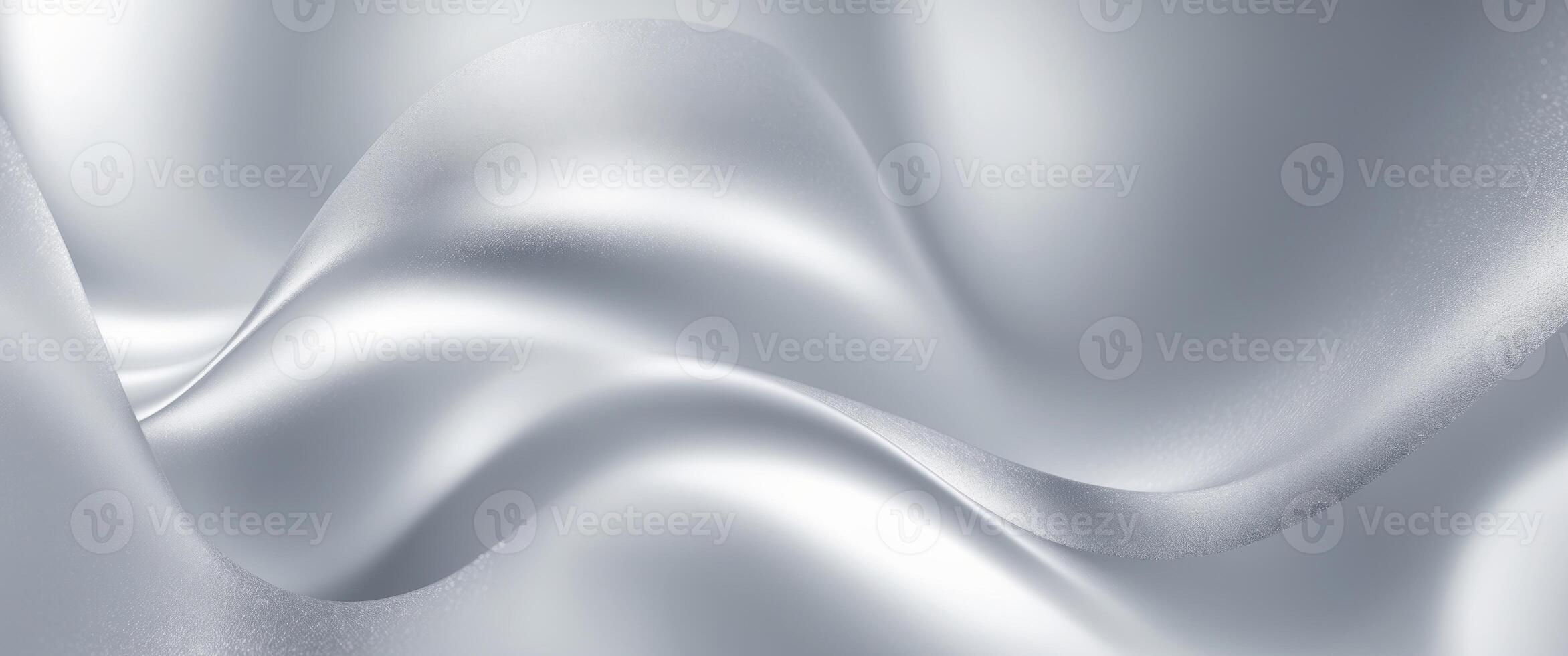 Abstract blurred gradient background is creating a smooth silver effect. photo