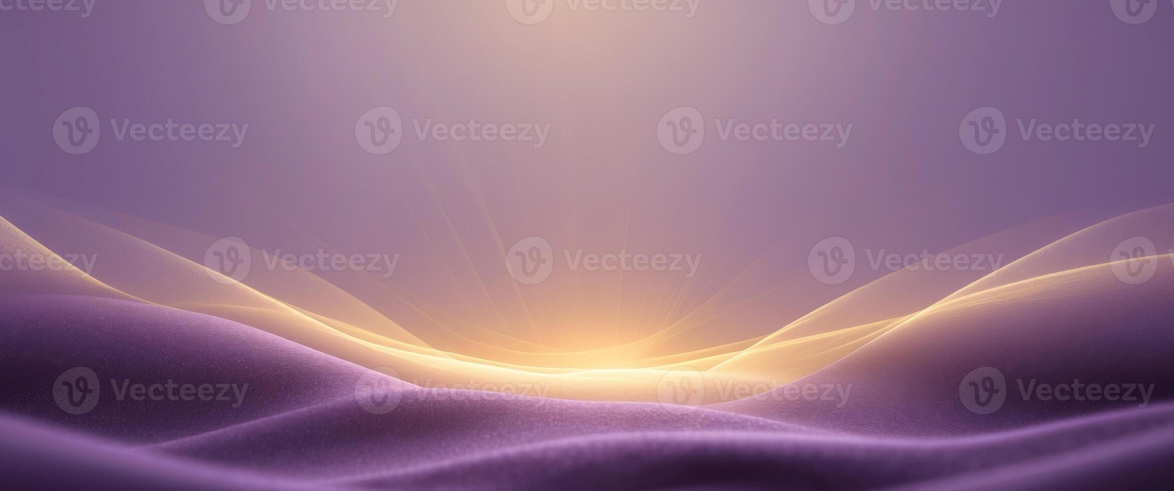 Purple blurred background with a gradient light rays and shadow. photo