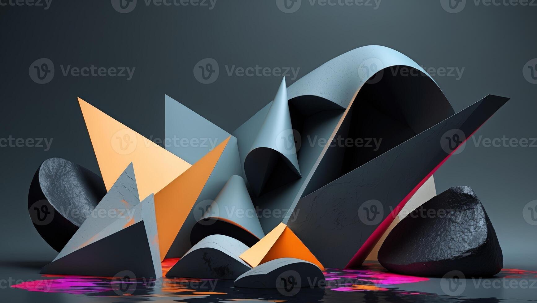 This is a creative abstract studio composition that cleverly plays with light and shadow photo