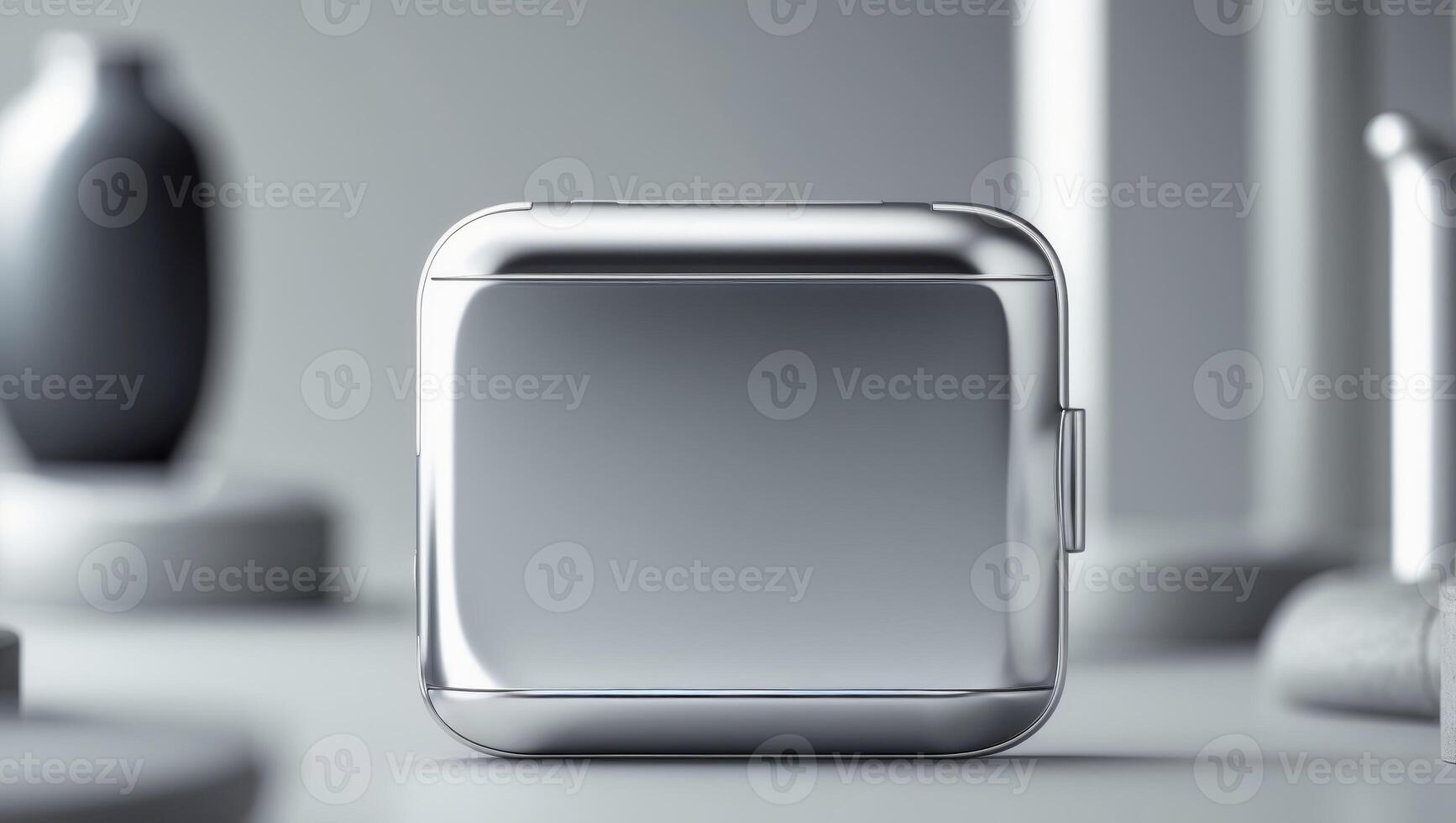 This Stylish Metallic Compact Design is perfect for all your Modern Accessories needs. photo