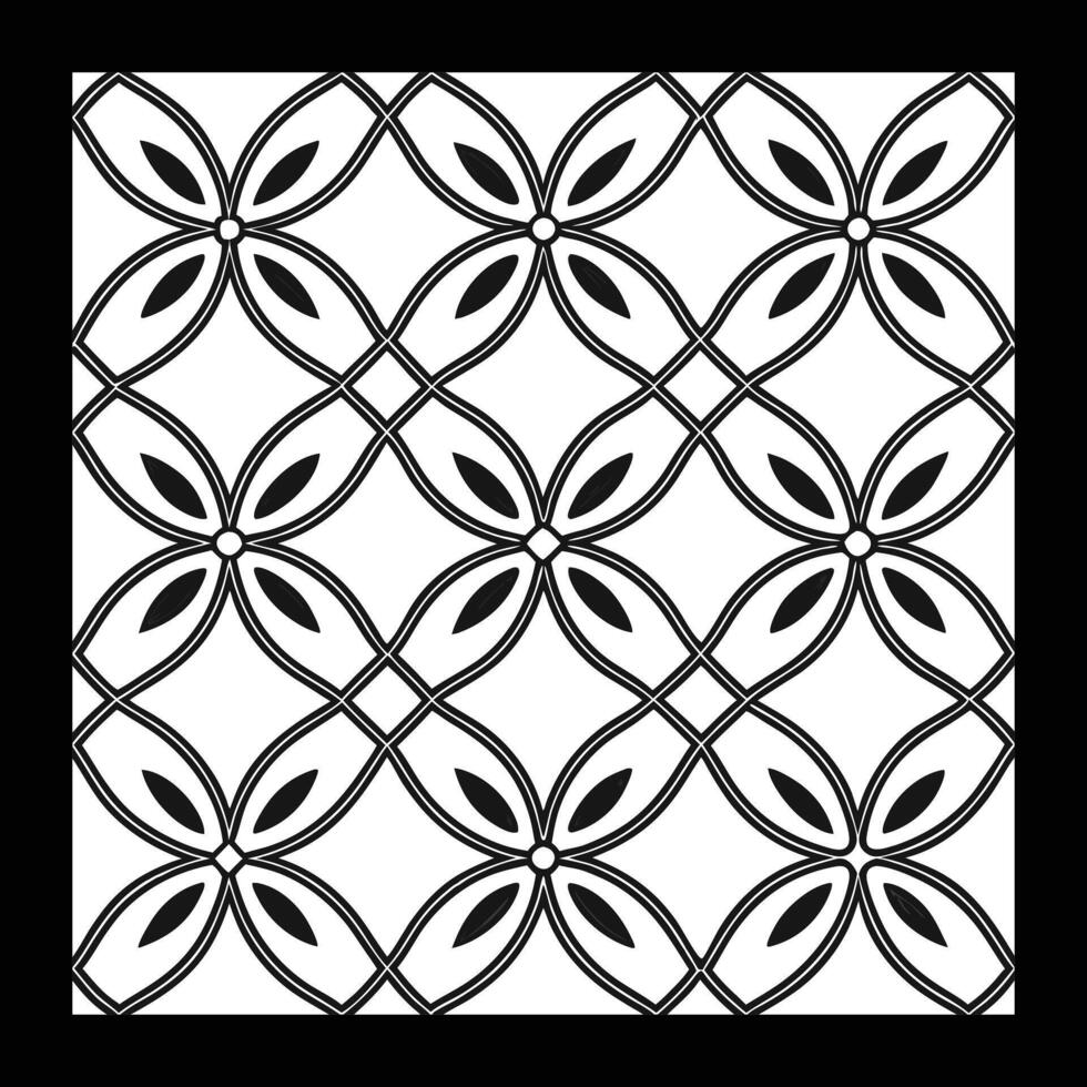 a black and white drawing of a pattern vector