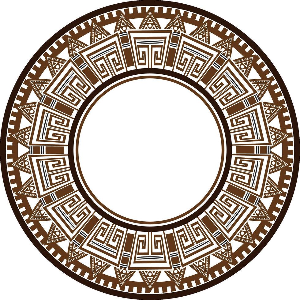 AZTEC CIRCLE BACKGROUND vector