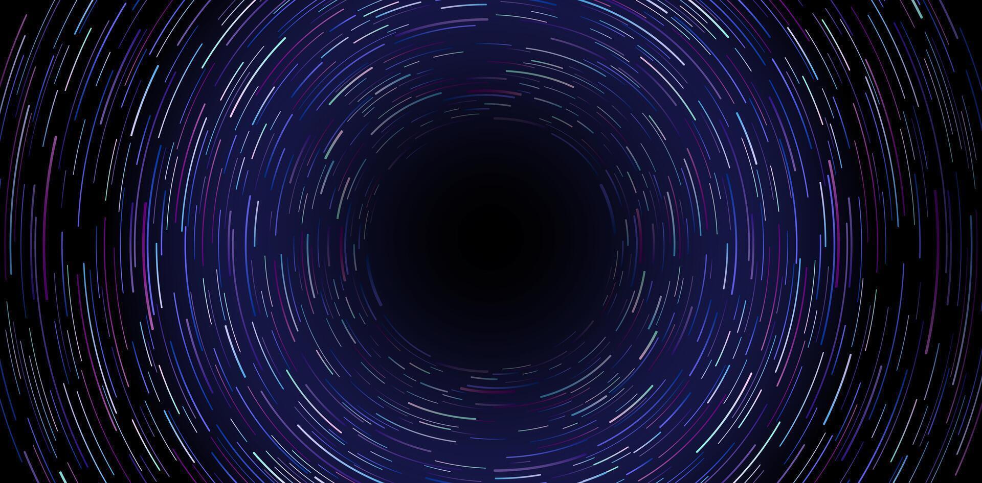 abstract dark blue neon purple tunnel fractal burst backgrounds futuristic lines for wallpaper, web page header, web banners, ecommerce sign retail shopping, advertisement business agency, poster ads vector