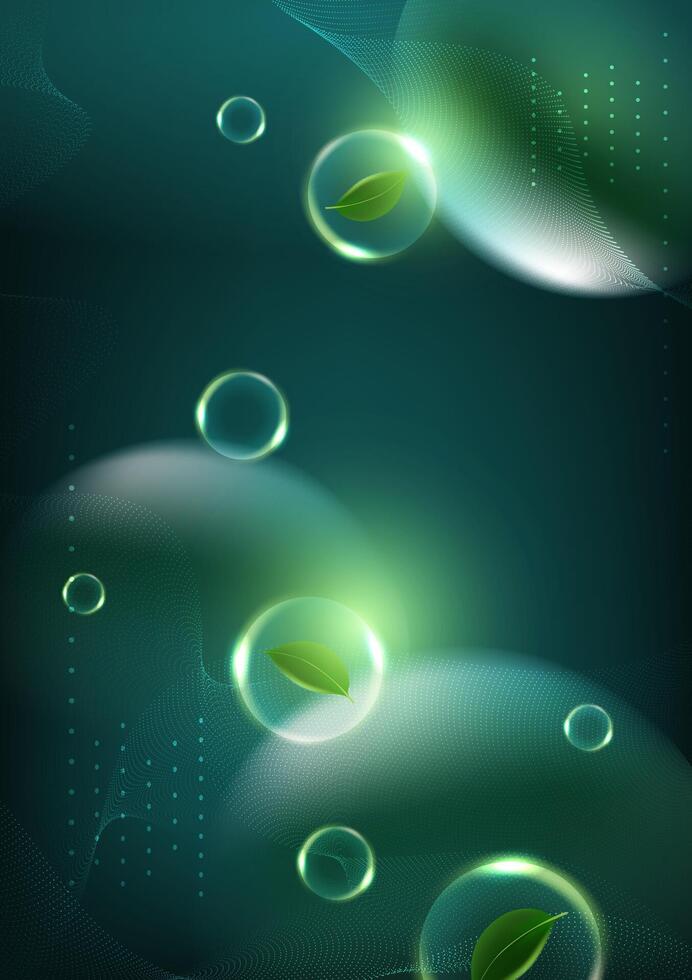 green technology futuristic and innovation background. Environment technology.Abstract technology background. illustration. vector