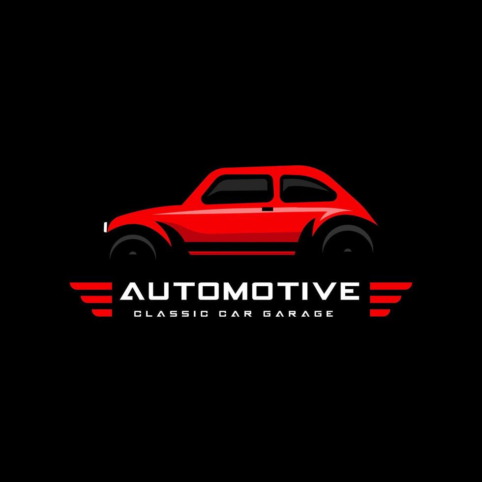 Classic Car Logo vector