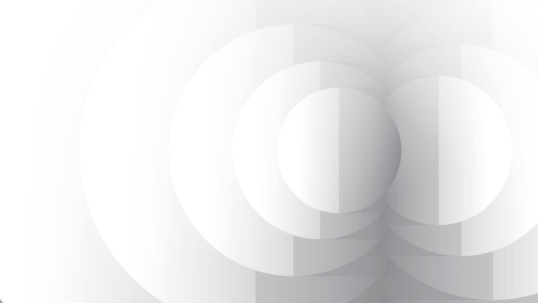 Abstract white and gray color, modern design stripes background with curve lines, circle shape patern vector