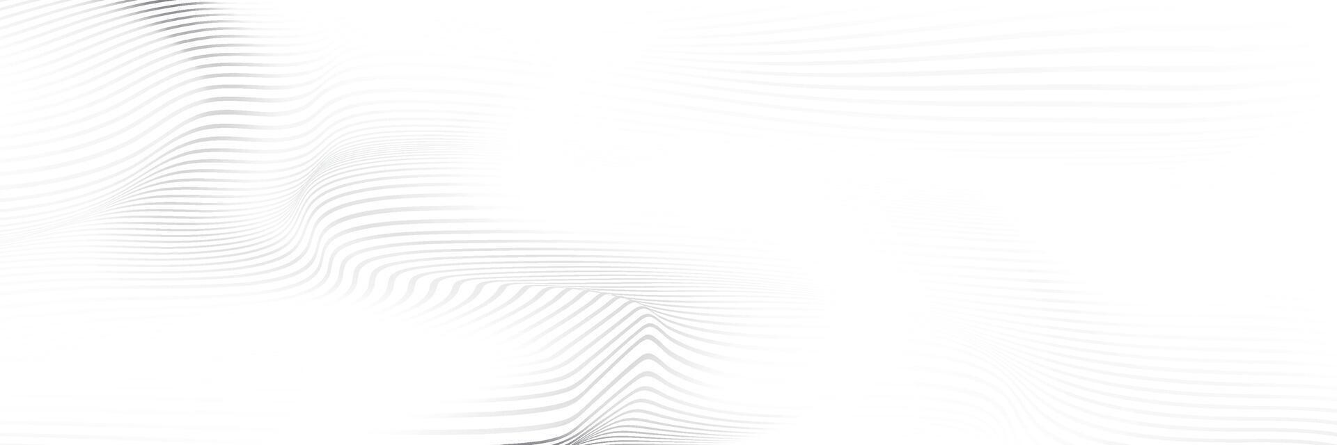 Abstract white and gray color, modern design stripes background with curve lines, wavy pattern illustration vector