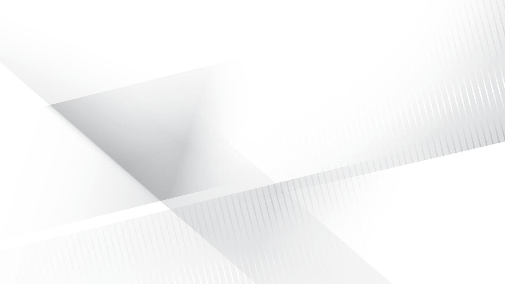 Abstract white and gray color, modern design stripes background with geometric shape and straight lines vector