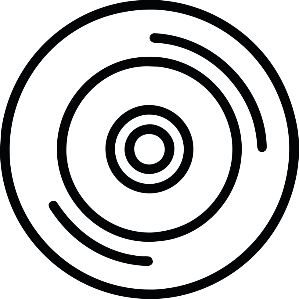 vinyl disk element icon isolated png