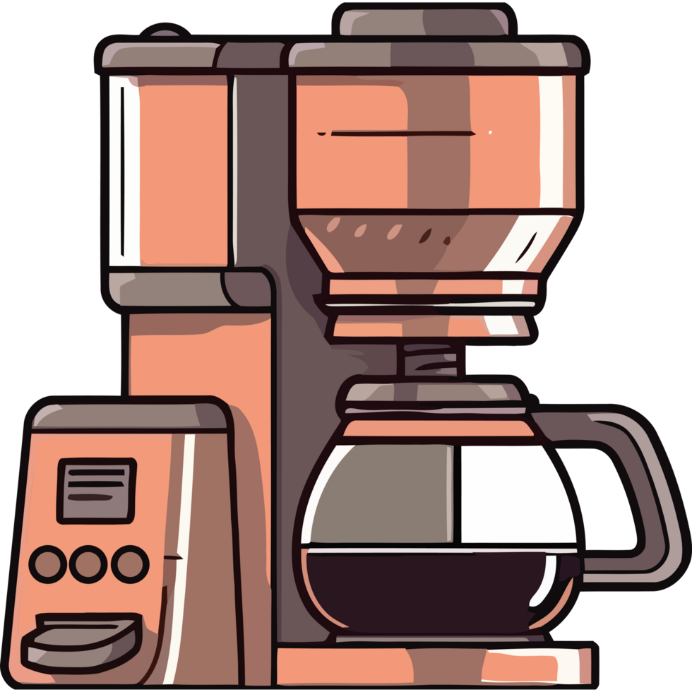 Cappuccino icon on mug in modern coffee shop element icon isolated png