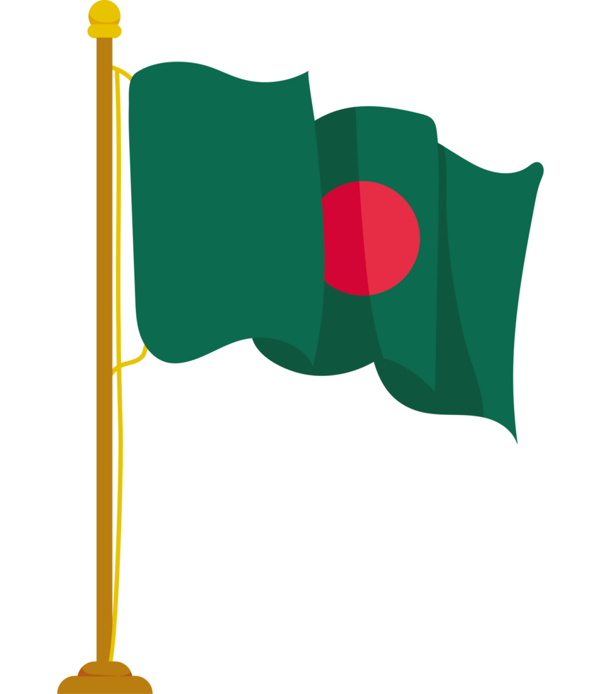Bangladesh flag element icon isolated png