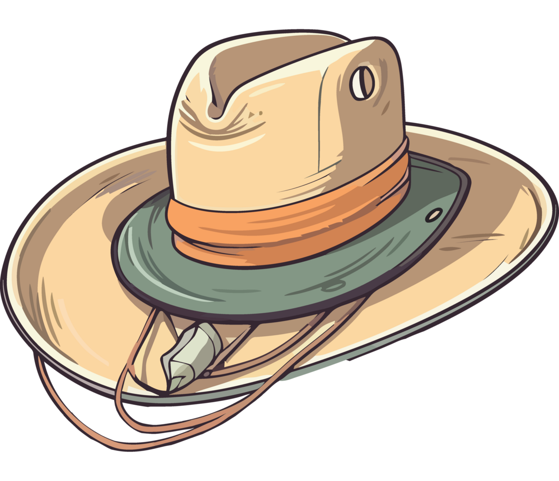 bucket hat element icon isolated png