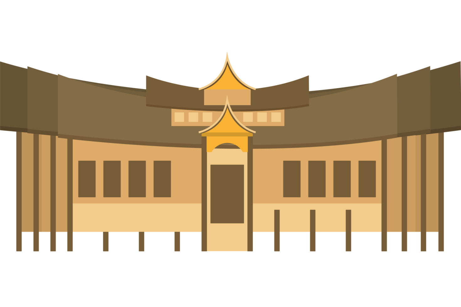 pagarunyun palace element icon isolated png