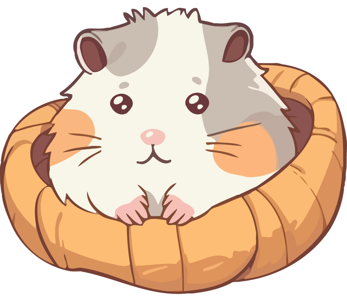 cute hamster rodent element icon isolated png
