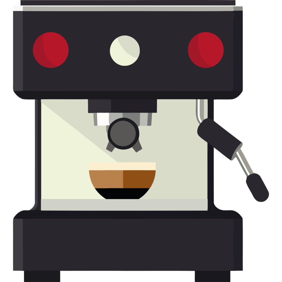 Eespressor coffee machine element icon isolated png