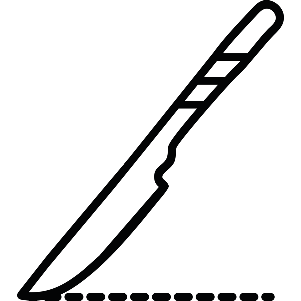 Knife element icon isolated png