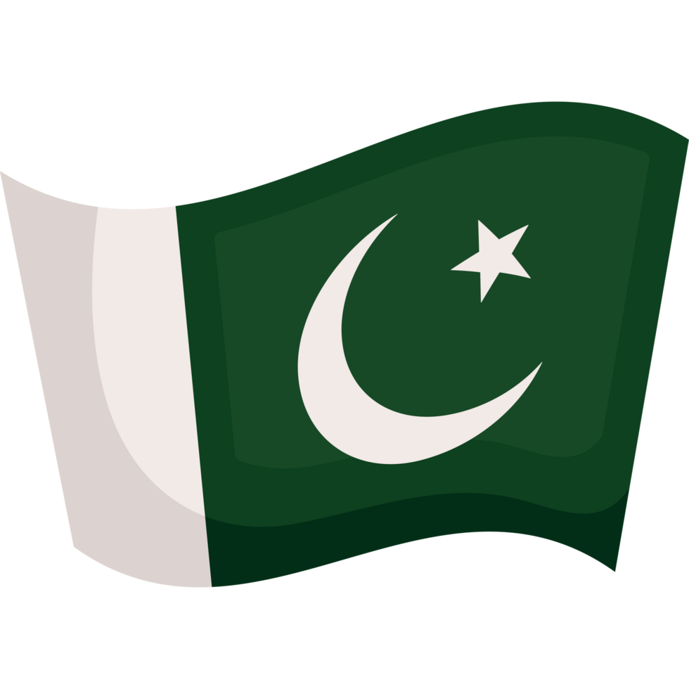 Pakistan flag element icon isolated png
