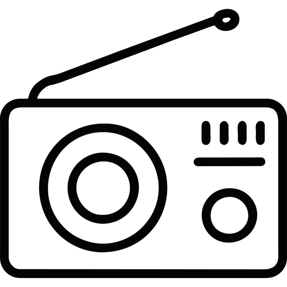 radio icon element icon isolated png