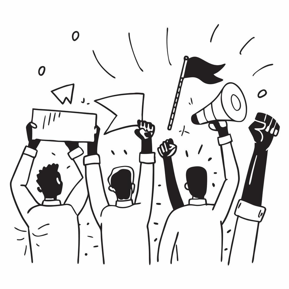 LGBTQ Rights March concept as A powerful march advocating for LGBTQ rights and equality featuring speakers banners and a determined crowd in Photo Stock Concept Clear Set 2 vector