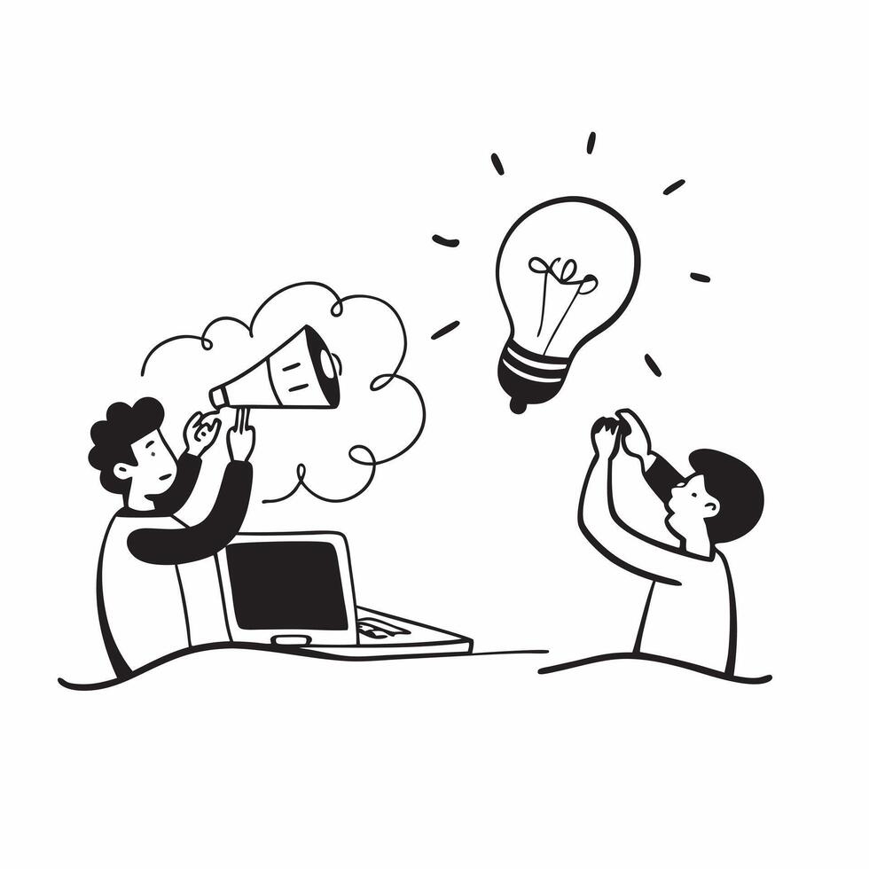 AI Driven Creative Brainstorming concept as A candid shot of a creative brainstorming session where ideas are being explored The scene captures the excitement and spo pure vector
