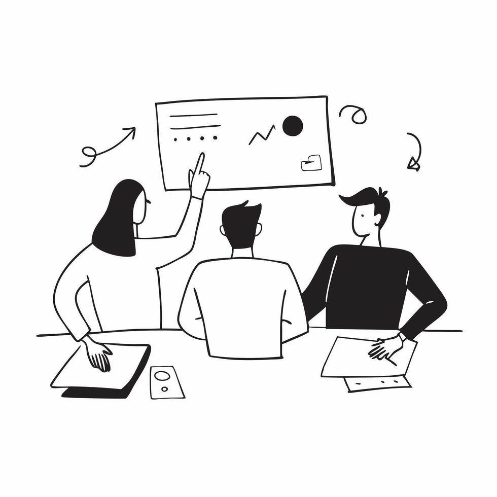 AI Driven Product Launch Planning concept as A candid shot of a team planning a product launch using AI tools The scene captures the energy and collaboration highlighting the inte pure Set 2 vector