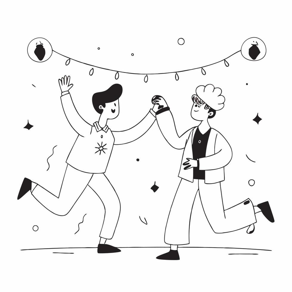 Candid Halloween Dance Party concept as A candid shot of people dancing in costume at a Halloween party with vibrant lights and festive decorations The scene captures the energy a pure vector