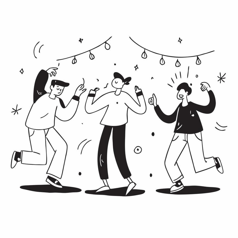 Candid Teenagers at a Halloween Party concept as A candid shot of teenagers enjoying a Halloween party dancing and laughing under dim lights The scene captures the energy and fun pure vector