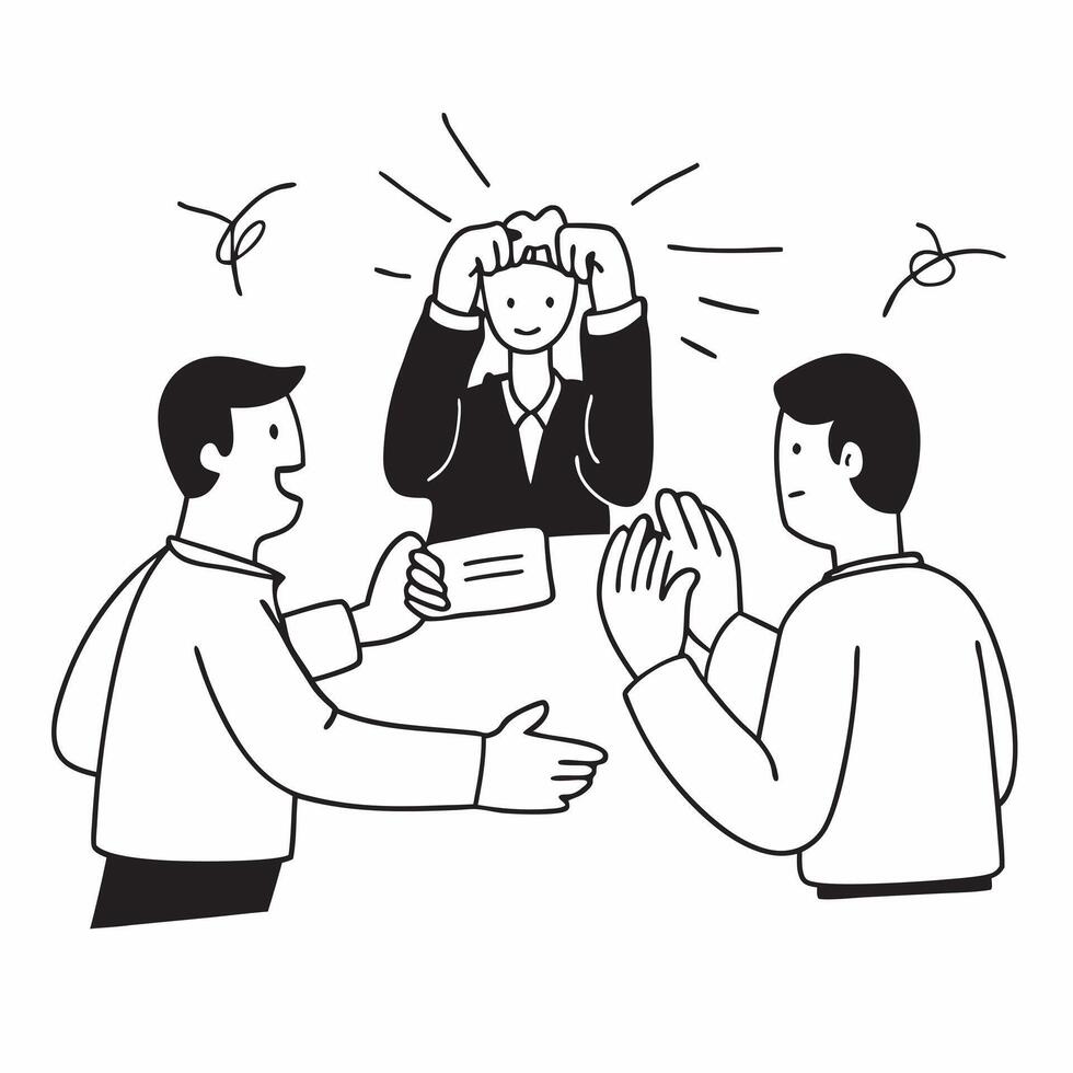 Candid shot of a team leader resolving a conflict between colleagues concept as A candid moment of a team leader resolving a conflict between colleagues The camera captures the te pure vector
