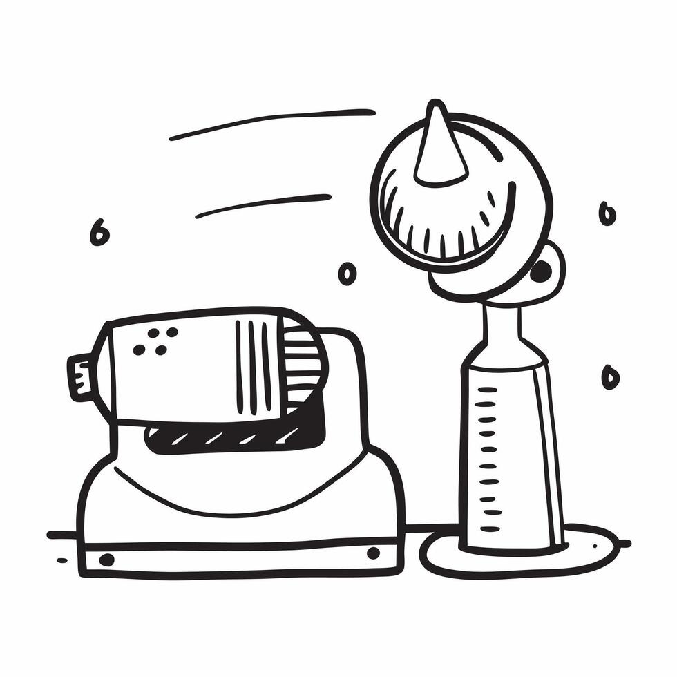 Desk Fan and Water Bottle Isolated concept as A image of a desk fan and water bottle isolated on a white background Perfect for depicting comfort and hydration in a home of pure Set 4 vector