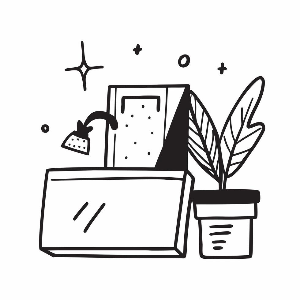 Desk Plant and Picture Frame Isolated concept as A image featuring a desk plant and a picture frame isolated on a white background Ideal for adding a personal and natural t pure Set 3 vector