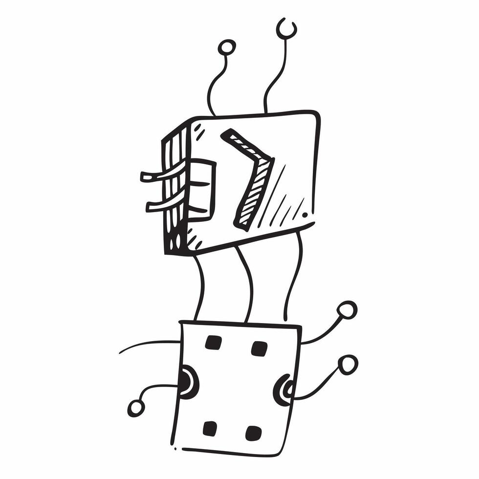 Flat AI Chip and Money Path concept as An abstract combining an AI chip with a money path symbol representing the integration of AI technology in financial pathways and cost pure vector