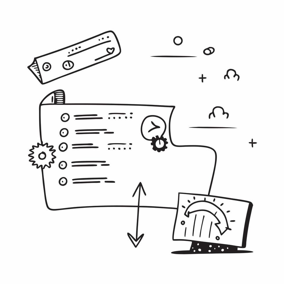 Flat AI Driven Language Processing Frame concept as A clean border frame with abstract language symbols and data patterns on the left and right sides leaving the center as copy spa pure vector