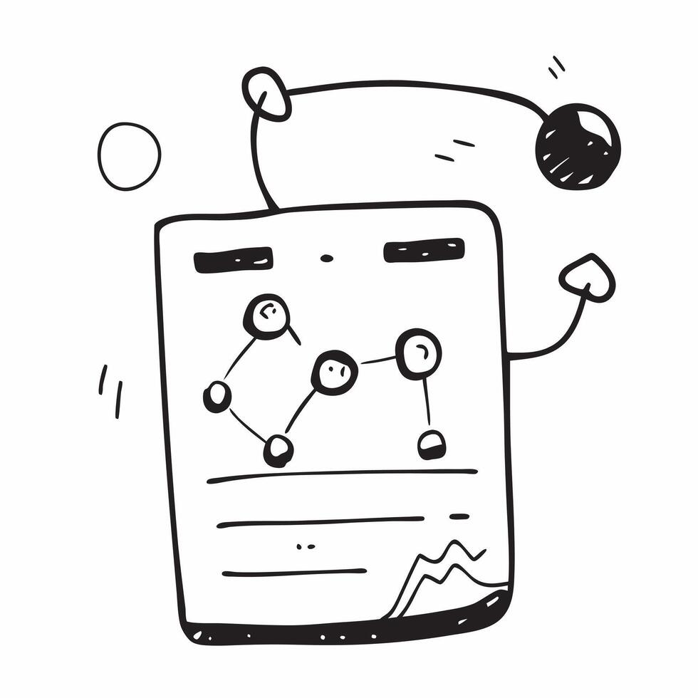 Flat AI Powered Predictive Analytics Frame concept as A clean border frame with data graphs and algorithmic patterns on the top and bottom edges with ample copy space in the center pure vector