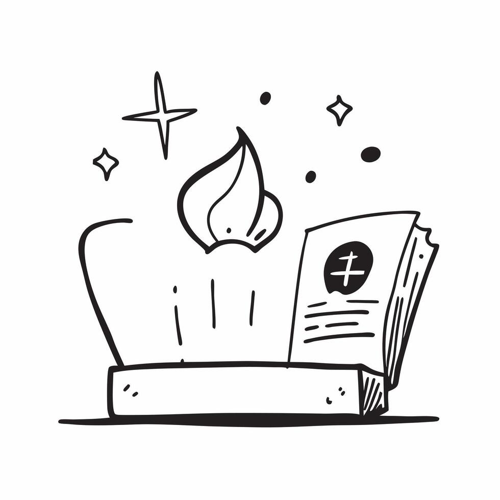 Flat Altar and Cross Isolated concept as A design of a traditional Dia de Muertos altar accompanied by a cross both isolated on a white background This illustration pure vector