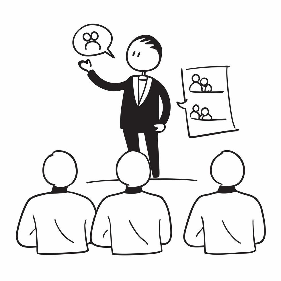Flat Candid moment of a manager addressing a team in a casual setting concept as A candid shot of a manager addressing a team in a casual setting The camera captures the relaxed a pure vector