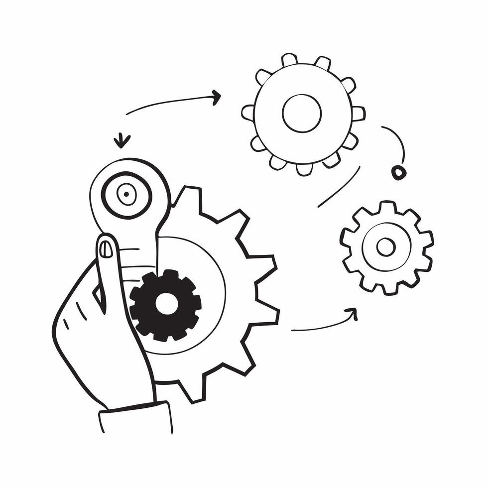 Flat Glossy background with gears and cogs representing operational efficiency concept as A detailed glossy background featuring interlocking gears and cogs symbolizing operational pure vector