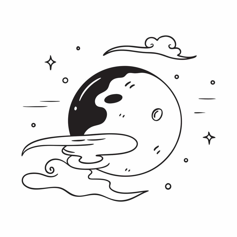 Flat Glossy Blood Moon Background with Clouds concept as A glossy background featuring a blood red moon with dark clouds swirling around it Perfect for Halloween horror themed adv pure vector