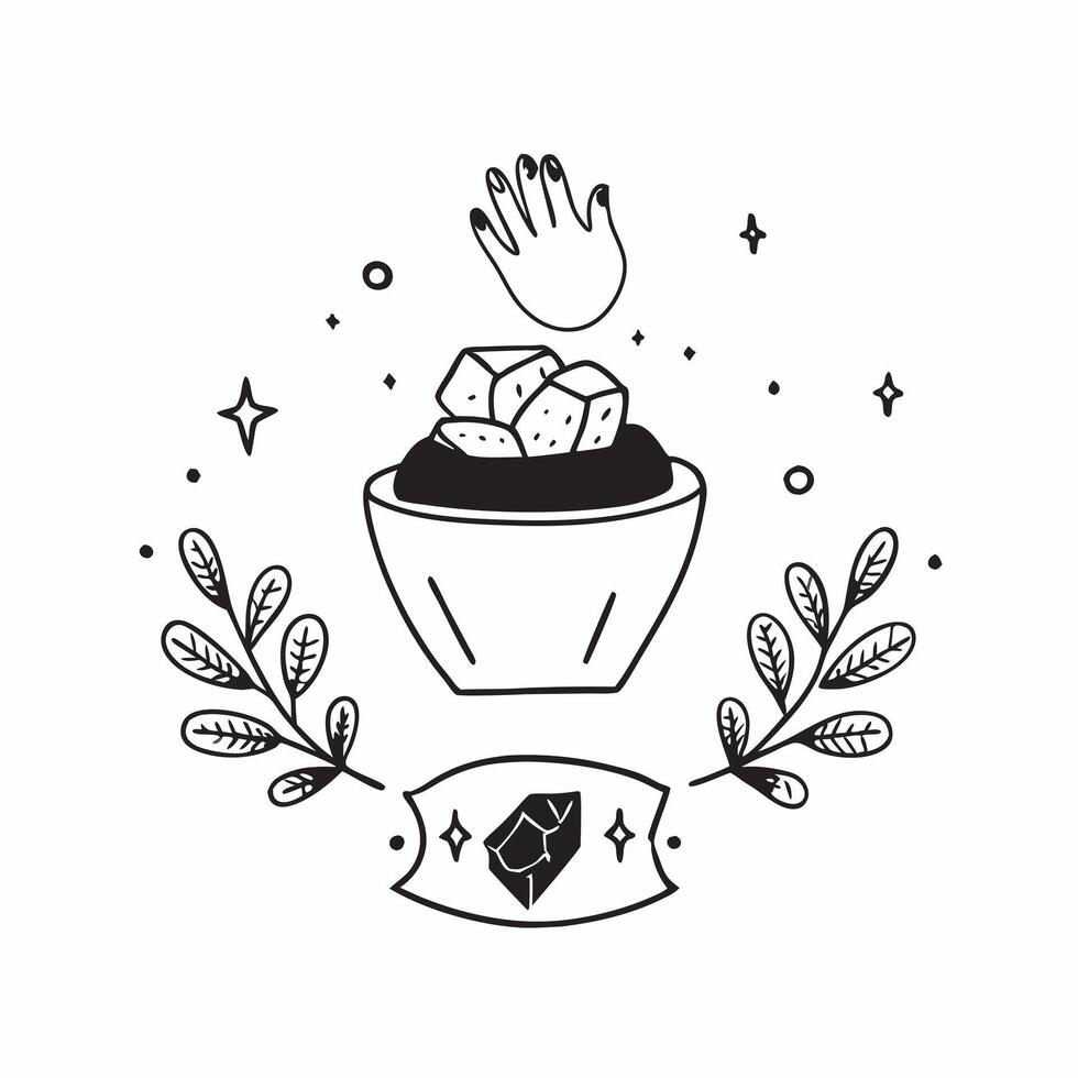 Flat Glossy Marigolds with Holographic Offering Bowl concept as Mid shot of glossy marigolds surrounding a holographic offering bowl isolated on a white background offering a festi pure vector