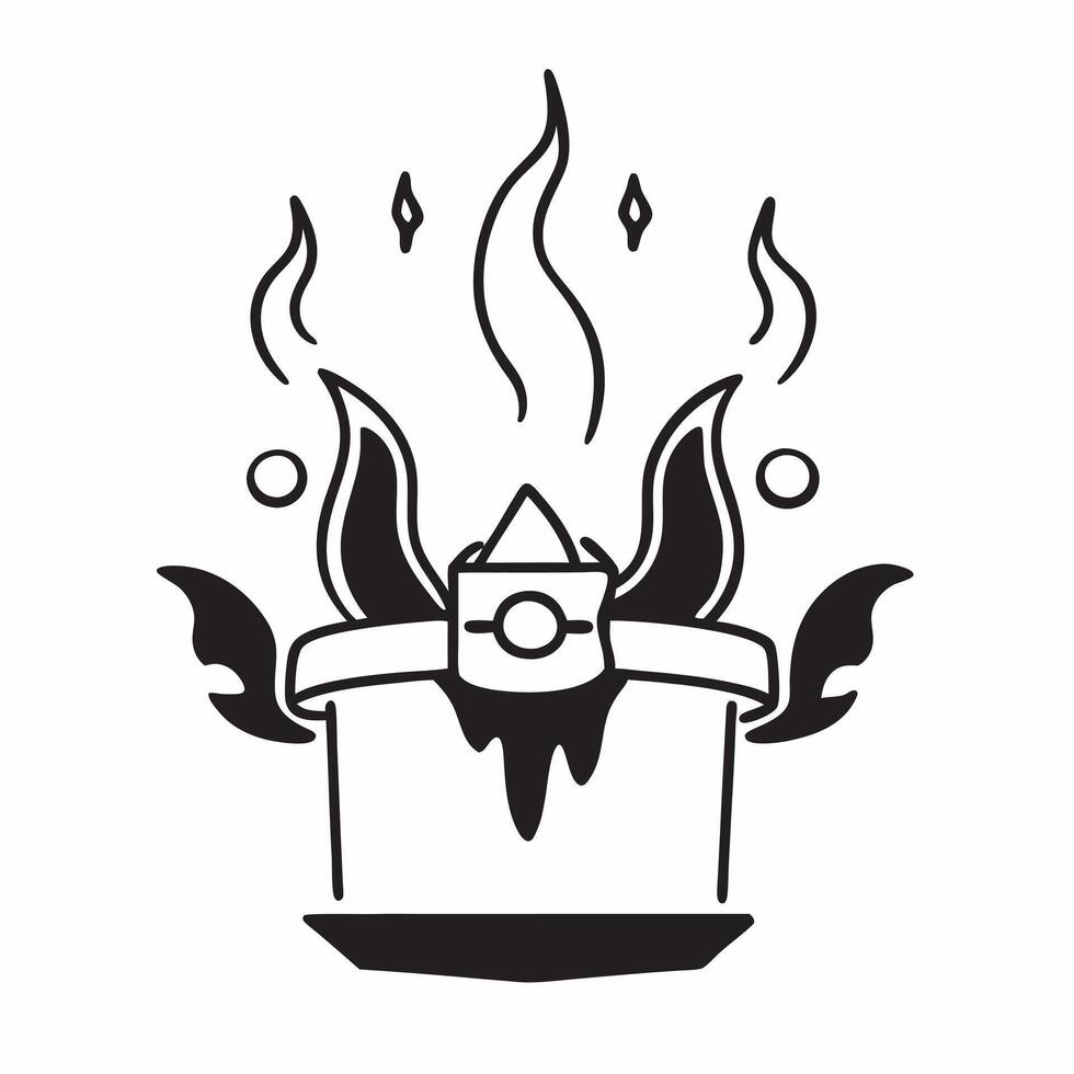 Flat Glowing Abstract Ravanas Heads and Flames concept as A striking glowing abstract digital art featuring Ravanas heads engulfed in flames symbolizing his defeat in Dussehra The pure vector