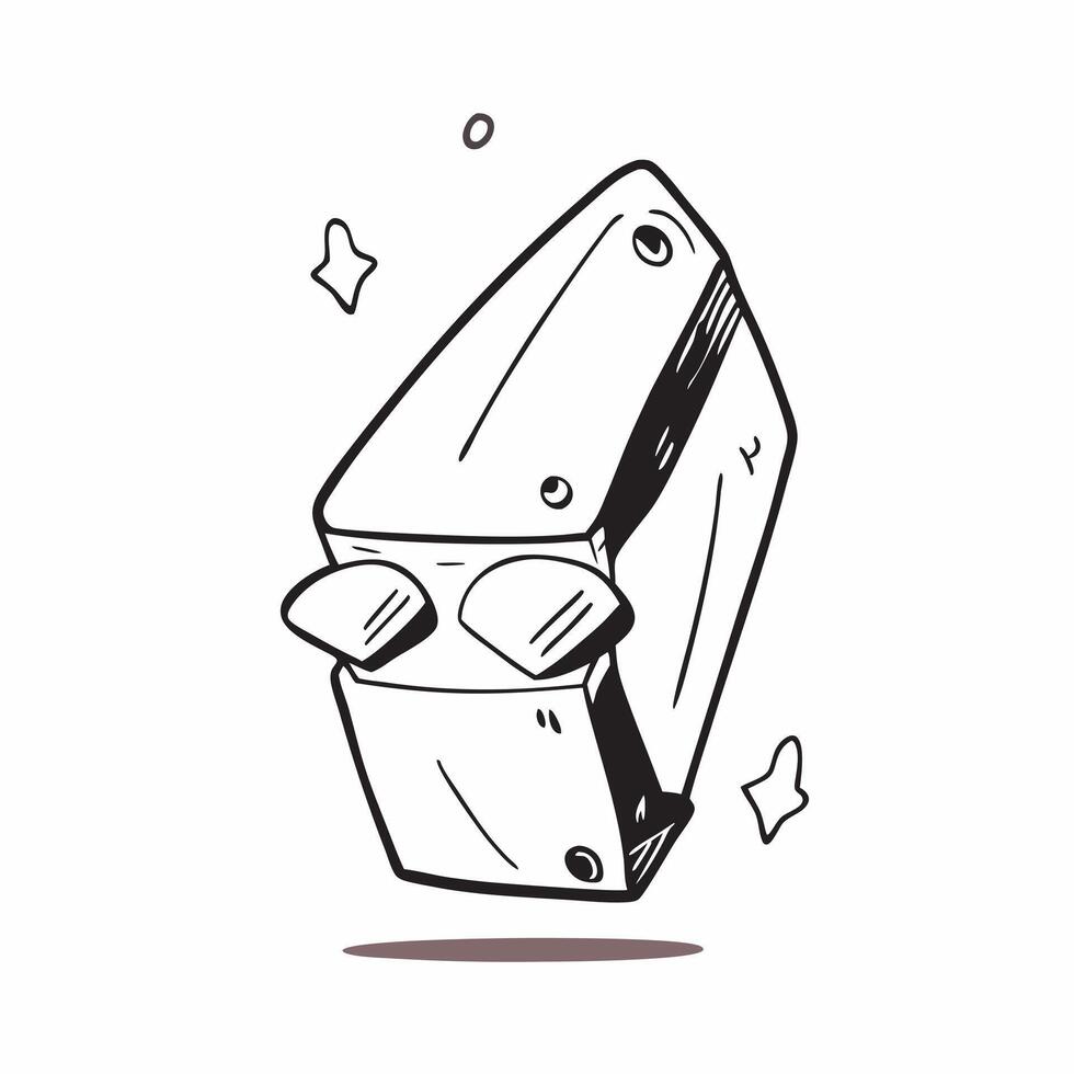Flat Holographic glasses with glowing lenses concept as A pair of futuristic glasses with holographic glowing lenses softly highlighted by ambient light isolated on a clean white b pure vector