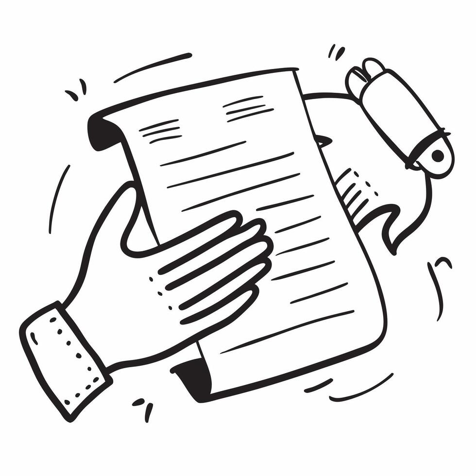 Flat Isolated of a handshake and contract with the word Agreement concept as A design depicting a handshake and contract with the word Agreement displayed prominently pure vector