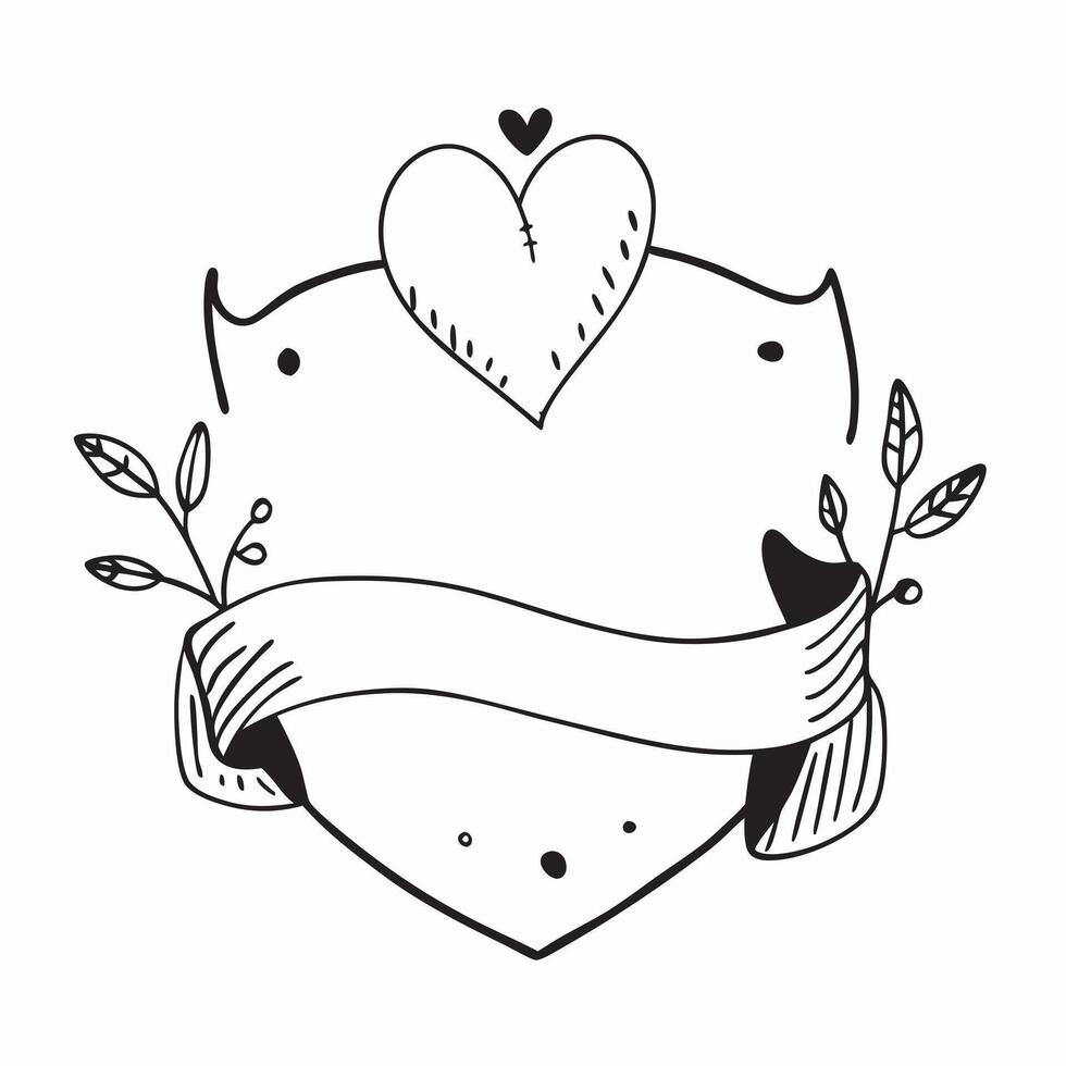 Flat Plus Size Model Heart Border Frame with Love Text concept as A heart shaped border frame design featuring elements representing plus size models with the word Love elegantly p pure Set 2 vector