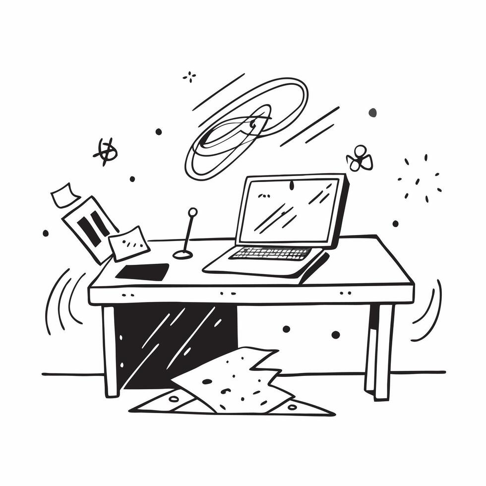 Glossy Abstract Digital Art with Home Office Desk concept as A photo depicting a home office desk with a glossy abstract digital art background The image emphasizes the modern and pure Set 5 vector