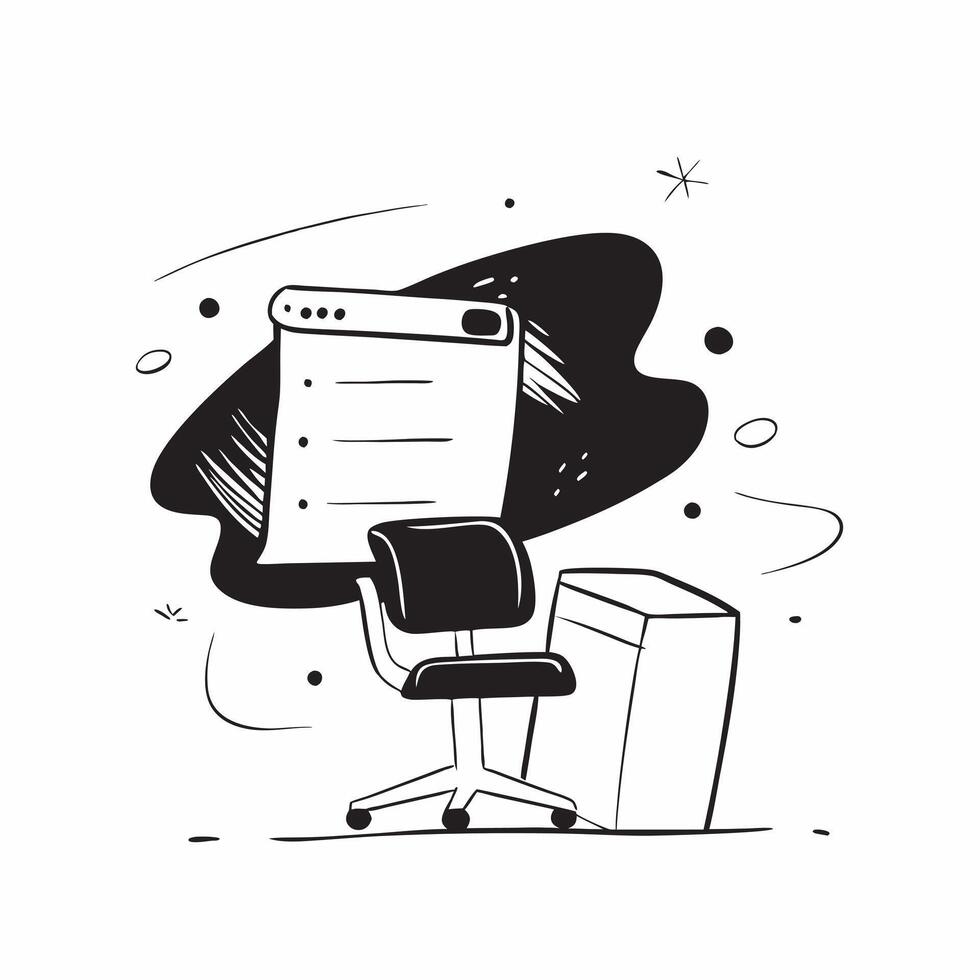 Glossy Abstract Digital Art with Home Office Desk concept as A photo depicting a home office desk with a glossy abstract digital art background The image emphasizes the modern and pure Set 3 vector