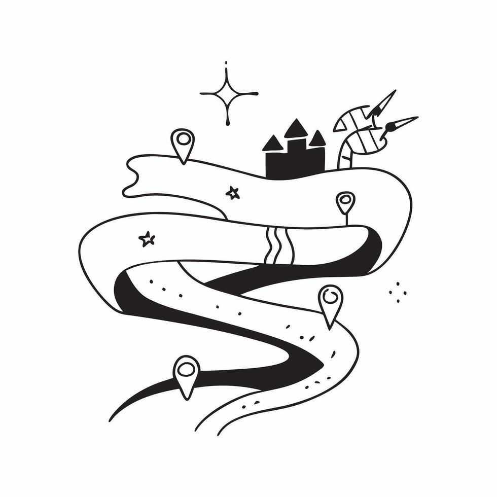 Glossy Abstract Family Journey with Flowing Lines concept as A vibrant digital art banner depicting an abstract interracial family journey with flowing lines symbolizing the path o pure vector