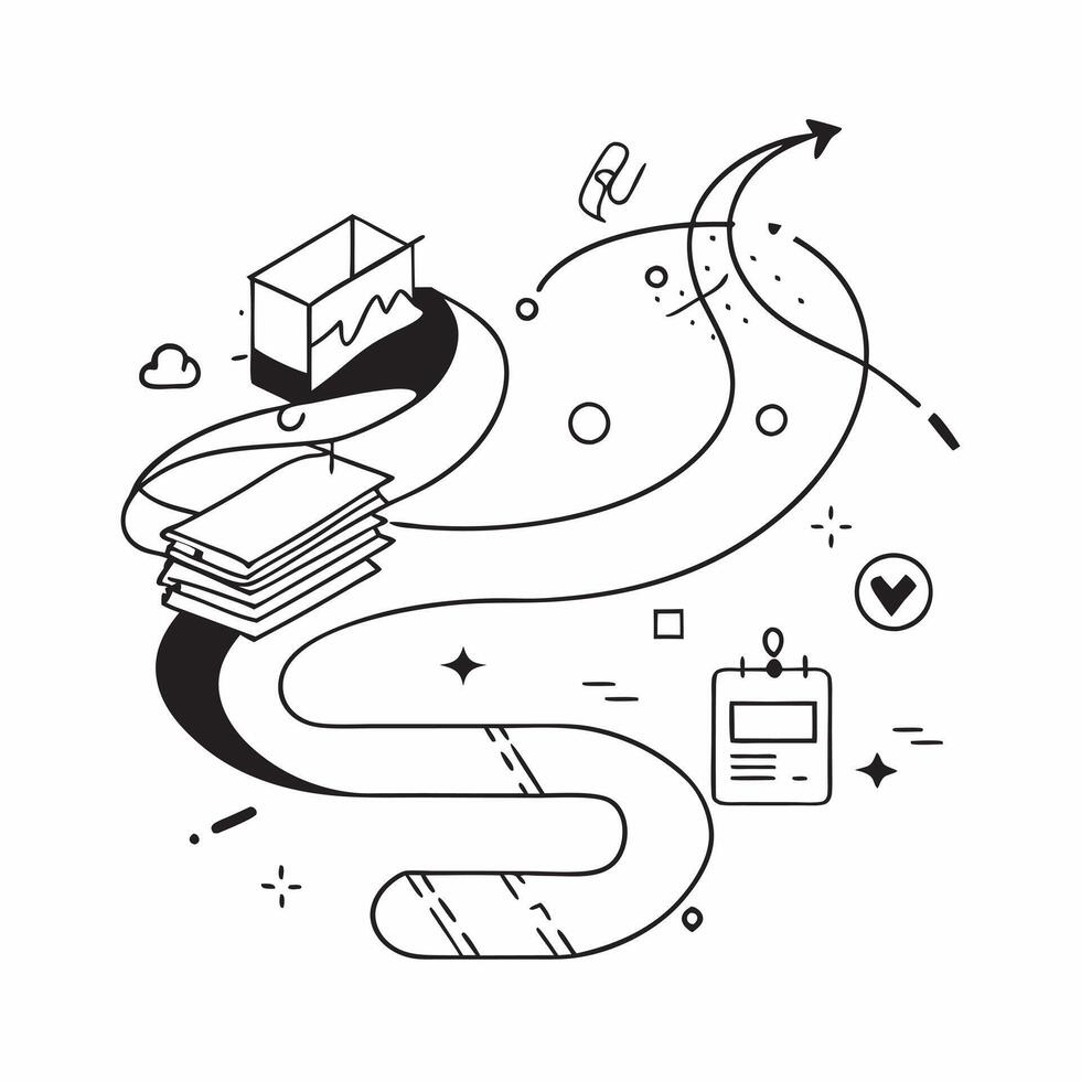 Glossy abstract lines and shapes forming a digital flexible workspace concept as Camera movement Pan across the lines and shapes as they form various workspace elements Scene Vibr pure Set 2 vector