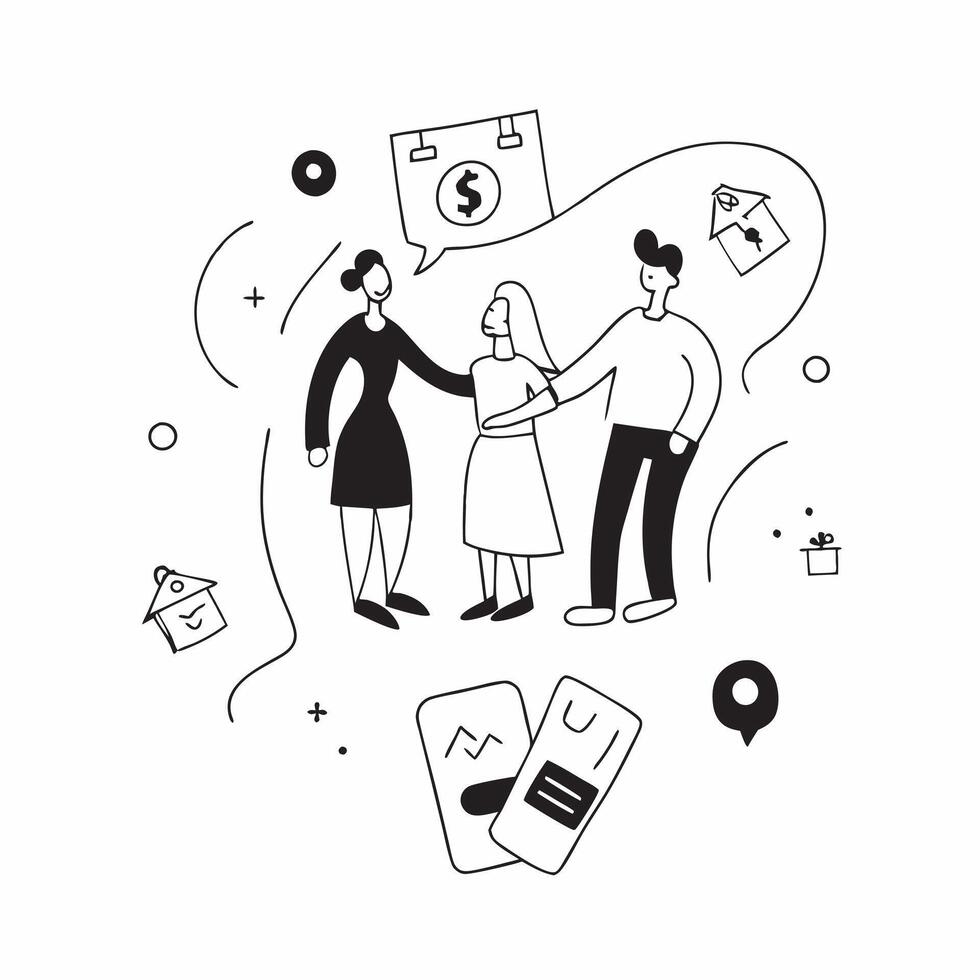 Glossy Background with Same Parents Shopping Together concept as A vibrant glossy background image showing icons of same parents shopping together with their child isolated on a so pure Set 2 vector
