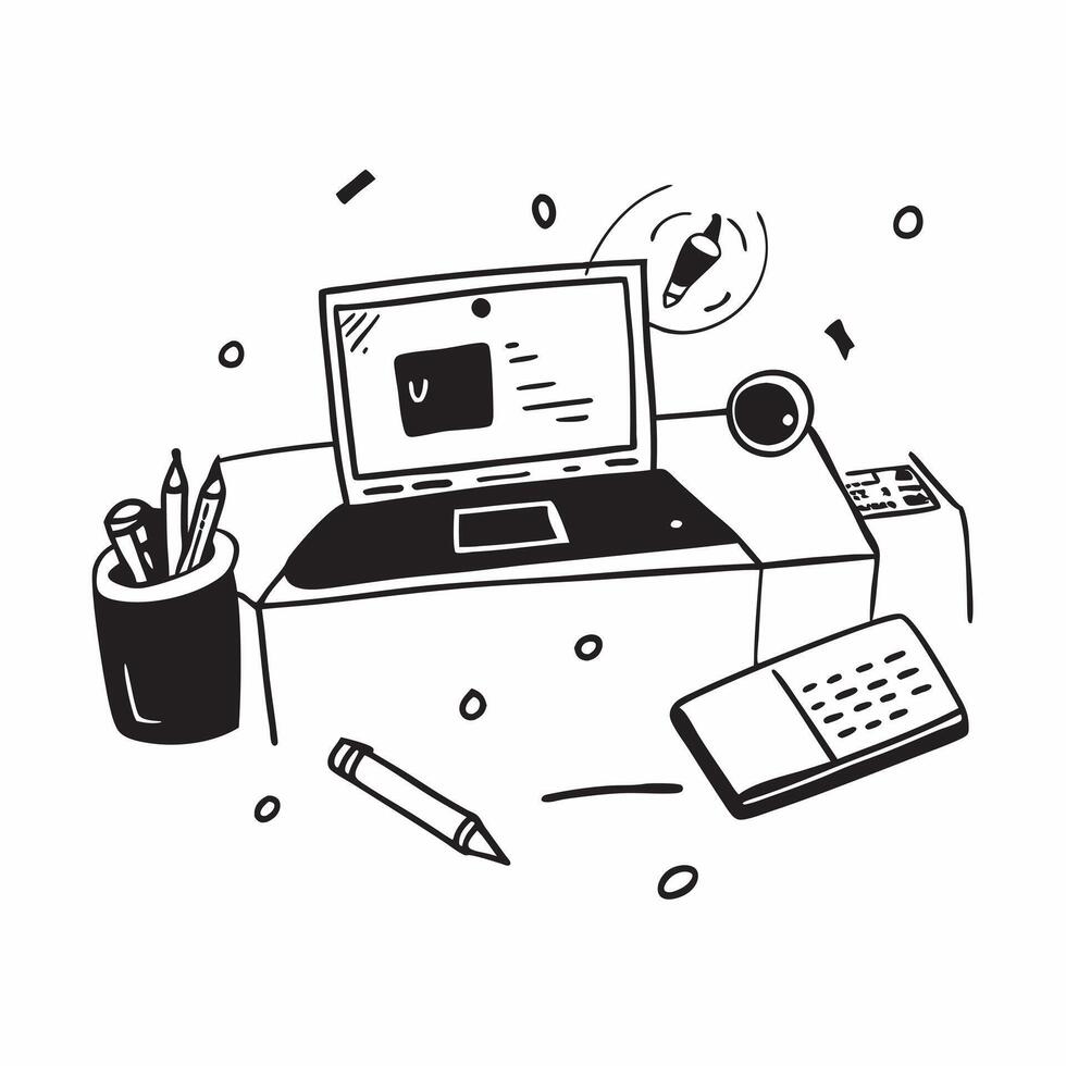 Glossy Digital Art Elements with Home Office Setup concept as A photo depicting a home office setup with glossy digital art elements The image is centered on the workspace highlig pure Set 3 vector